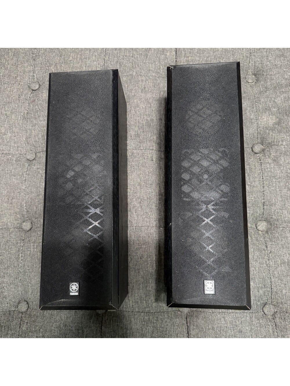 Yamaha NS-M125 Bookshelf Surround Speakers Black Wood Used